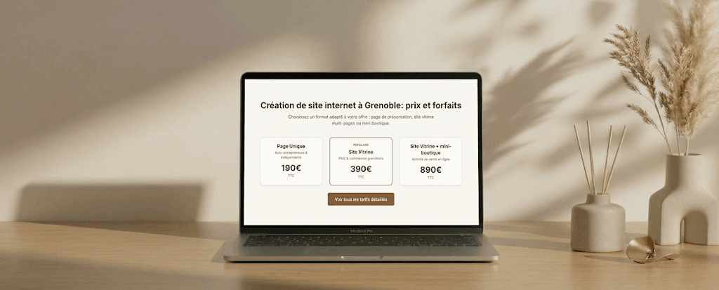 création de site internet à Grenoble